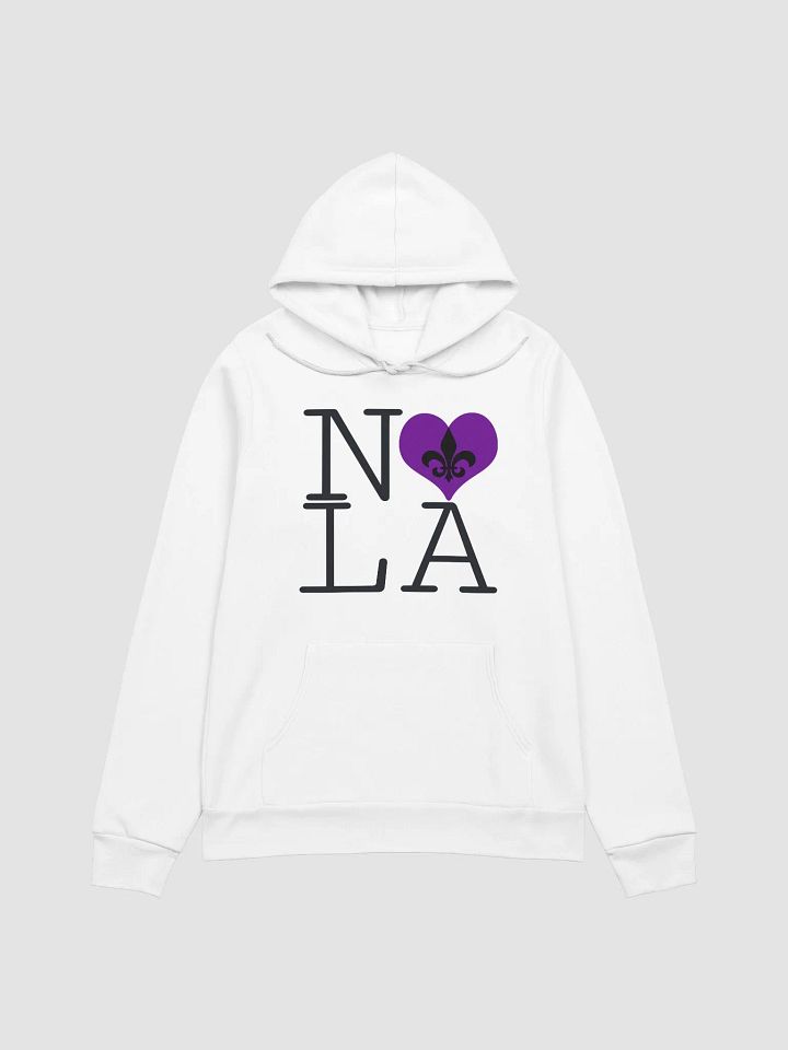 I LOVE NOLA **SUPERSOFT BIGSHOT HOODIE** (PURPLE HEART) product image (3)