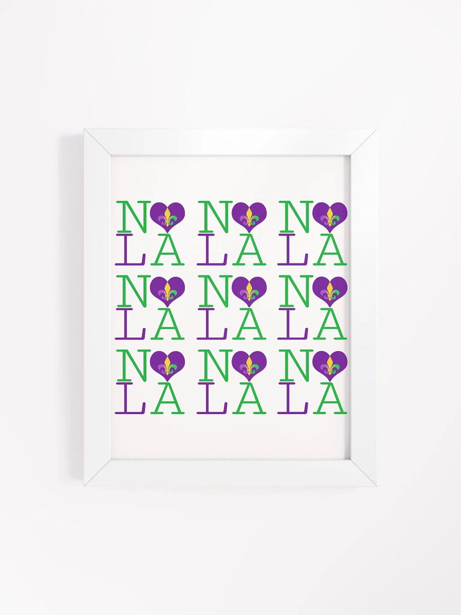 I LOVE NOLA **LEGACY POSTER** (MARDI GRAS) product image (4)