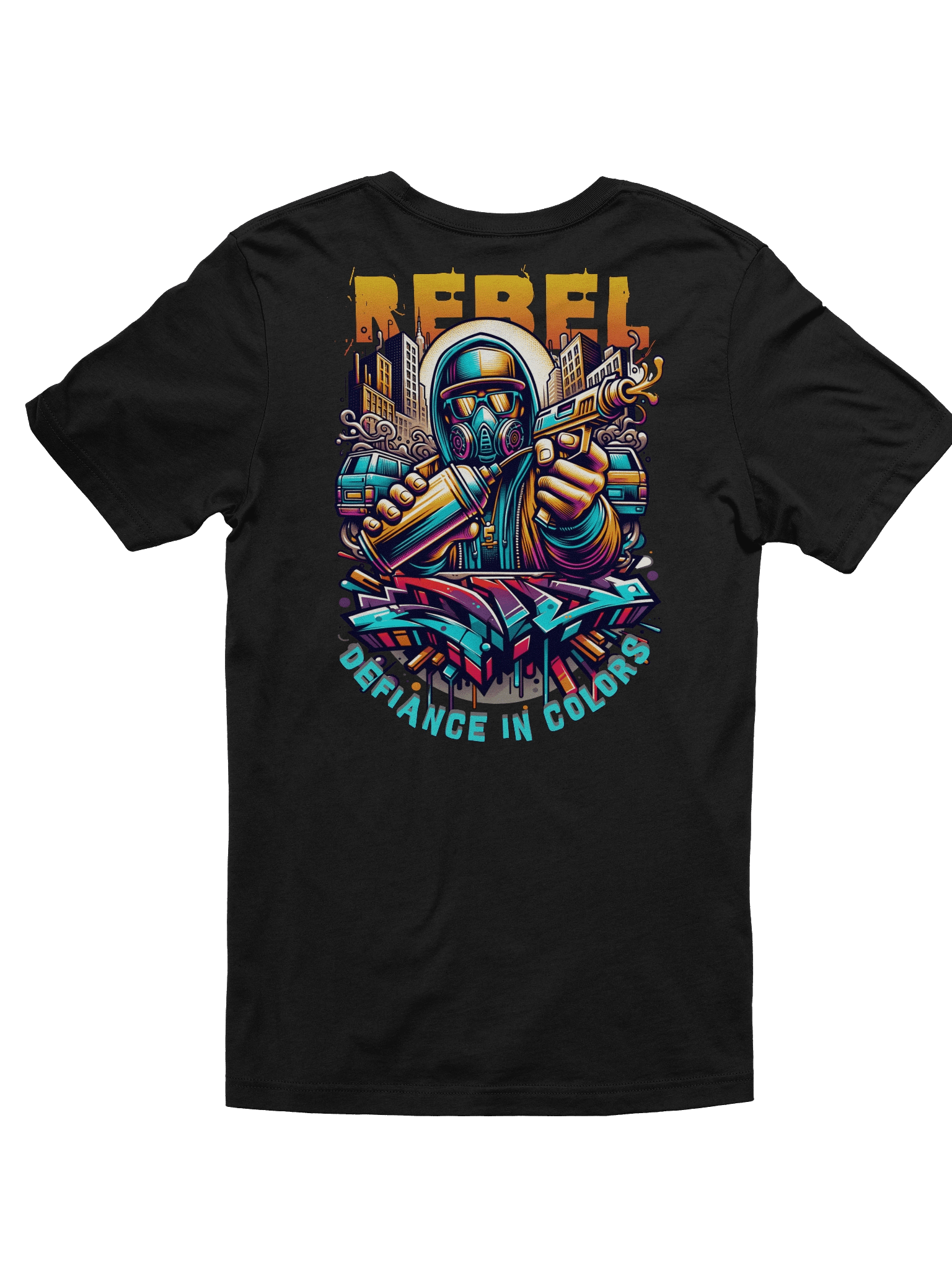 The Perfect T-Shirt for Bold Rebels: Defiance in Colors product image (2)