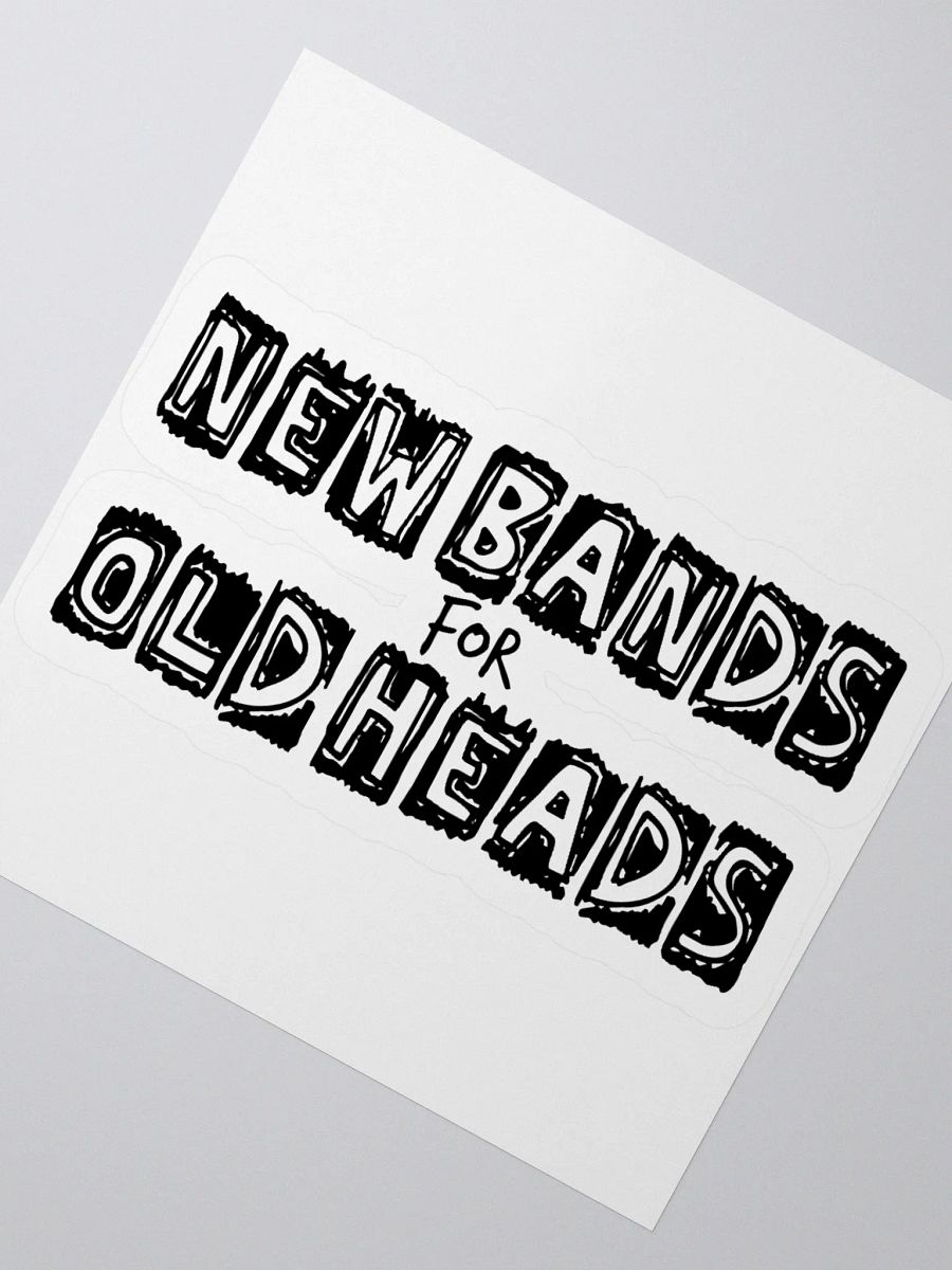 New Bands for Old Heads Sticker product image (2)