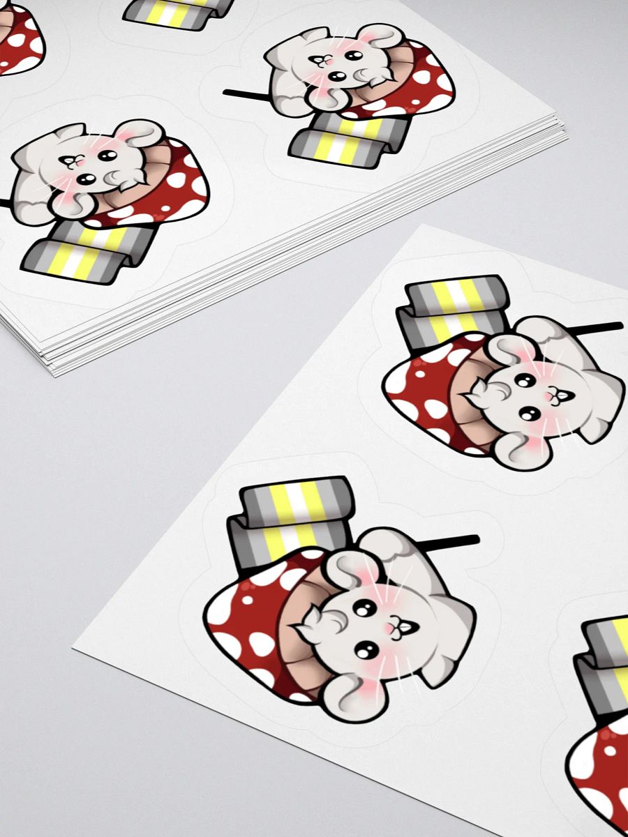 Demigender Pride Flag Stickers product image (4)