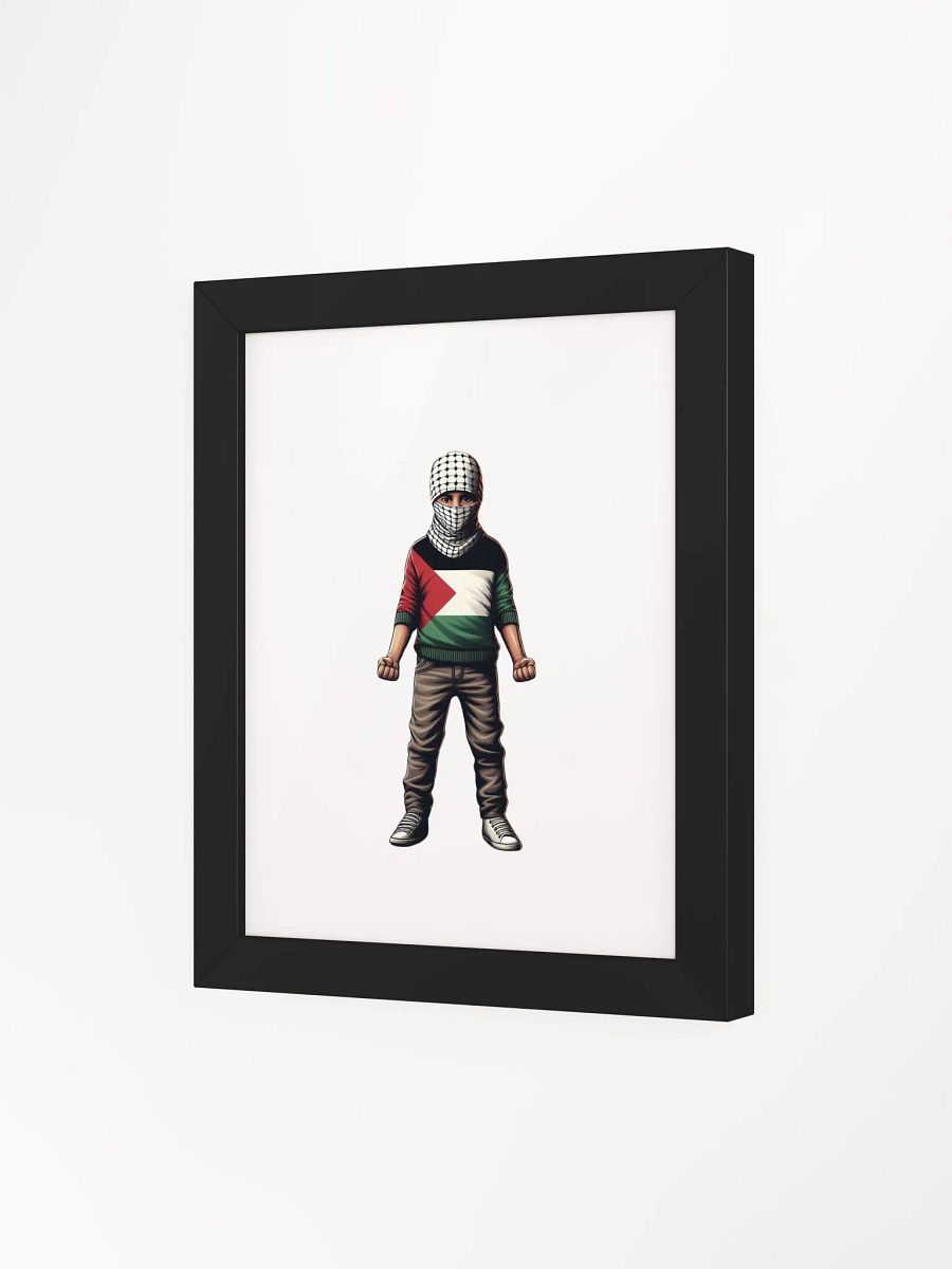 Framed High-Quality Matte Poster (in) | AI Design FREE PALETINA product image (3)