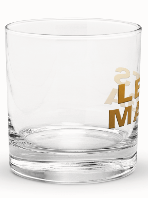 Golden 'LETS MAGA' Rocks Glass product image (3)