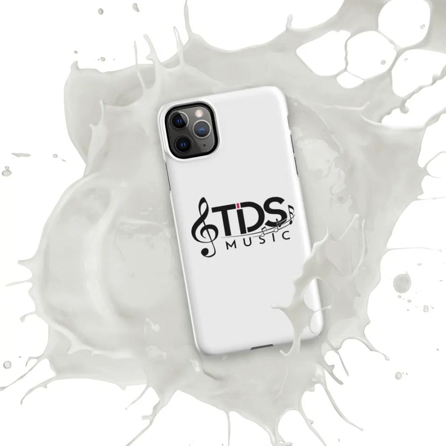 TDS Music Matte White iPhone Snap Case with Music Notes Design product image (7)