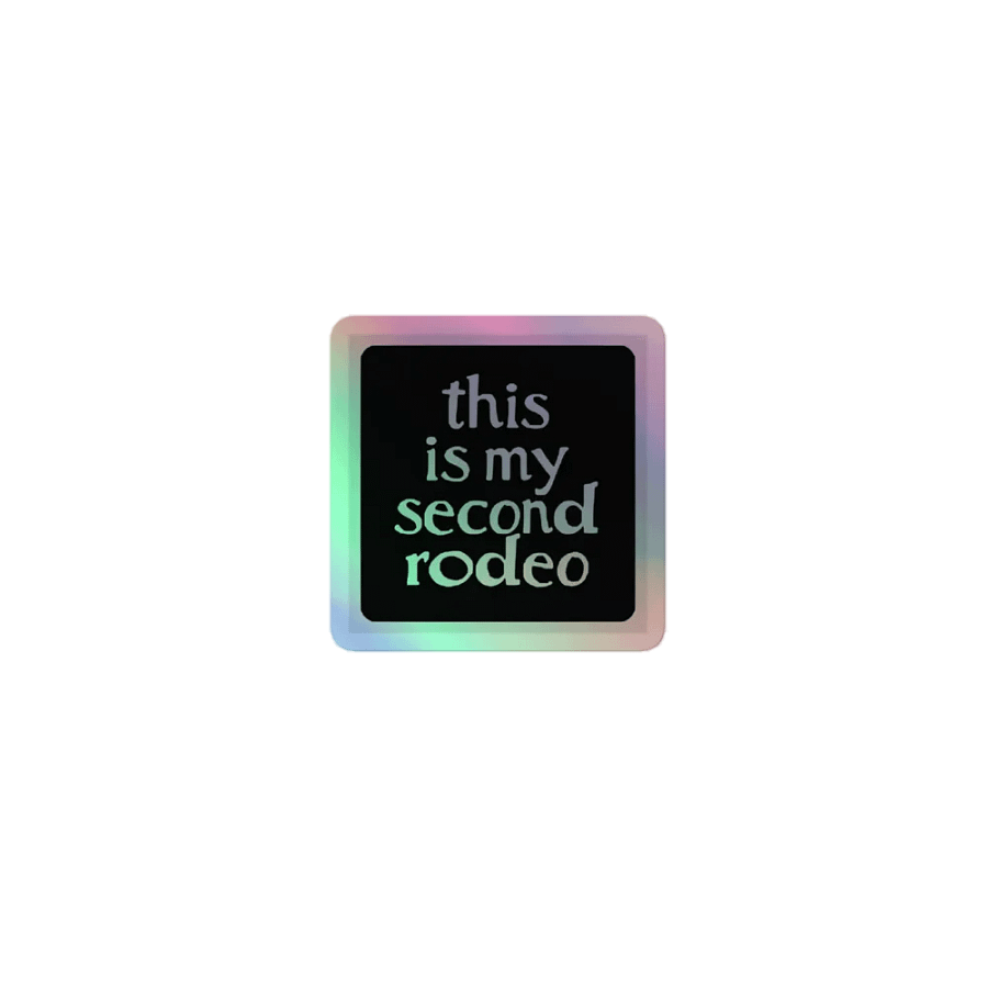 Second Rodeo Holographic Sticker Set product image (1)