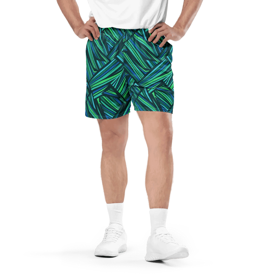 Aqua Angles | Recycled Unisex Mesh Shorts product image (5)