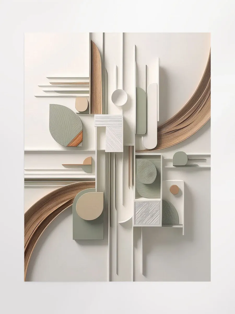 Modern Minimalist Art Poster - v2 - Medium Size 18x24 Inches product image (1)