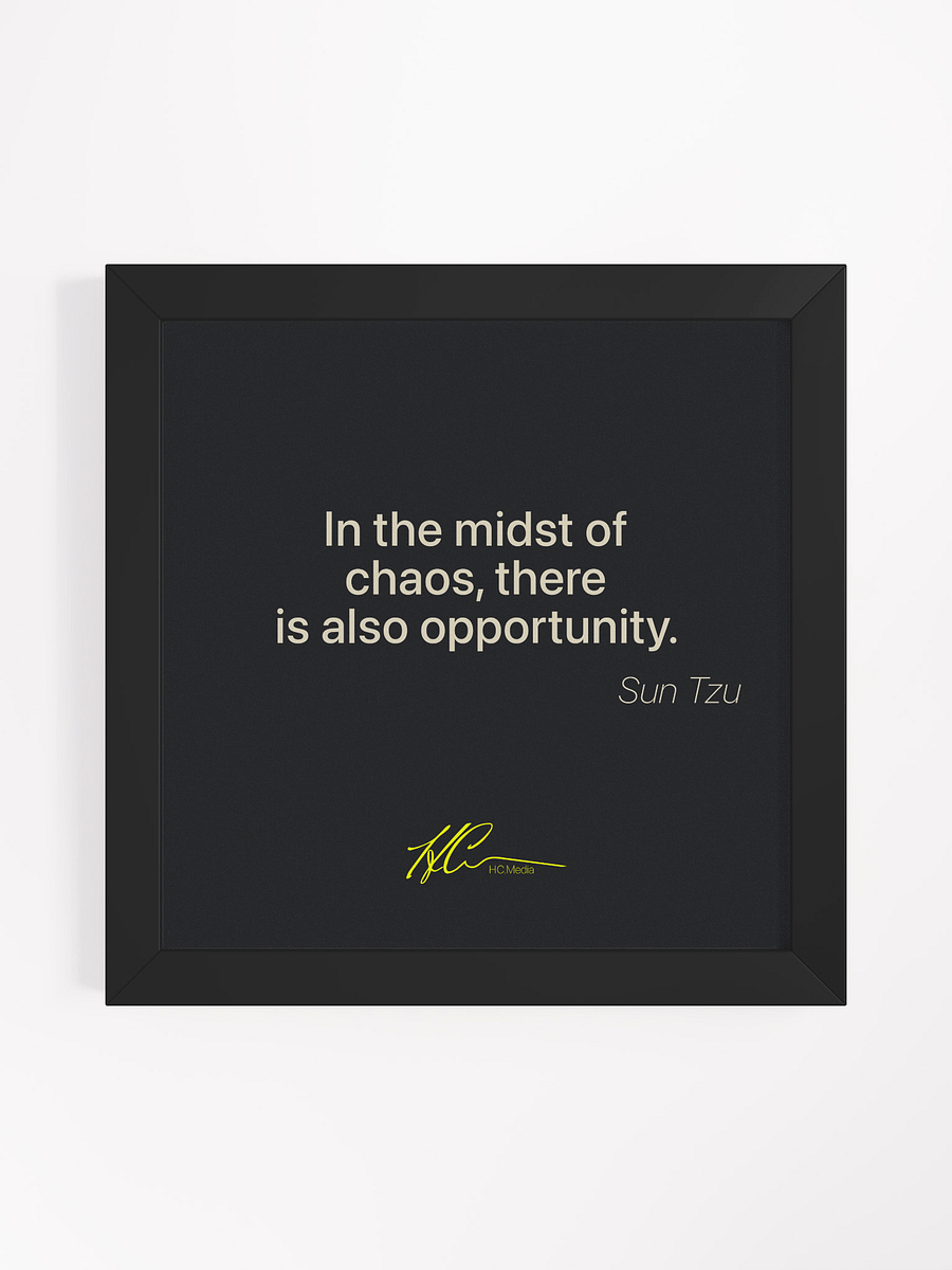 Sun Tzu Q3 - Framed Poster product image (1)