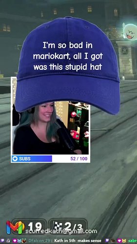 The hat of shame | @scuffedkath on !socials #streamladder