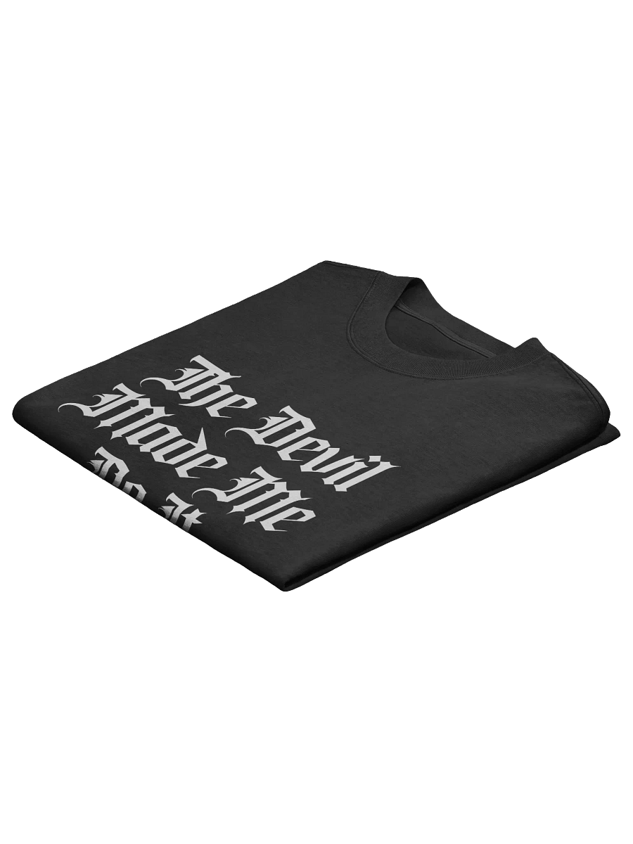 The Devil Made Me Do It Faded Oversized T shirt product image (4)