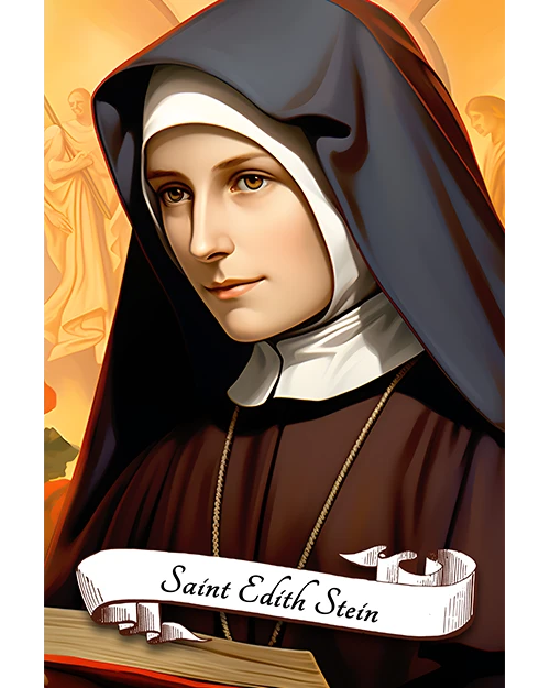 Saint Edith Stein Patron Saint of Europe, Loss of Parents, Martyrs, World Youth Day, Matte Poster product image (1)