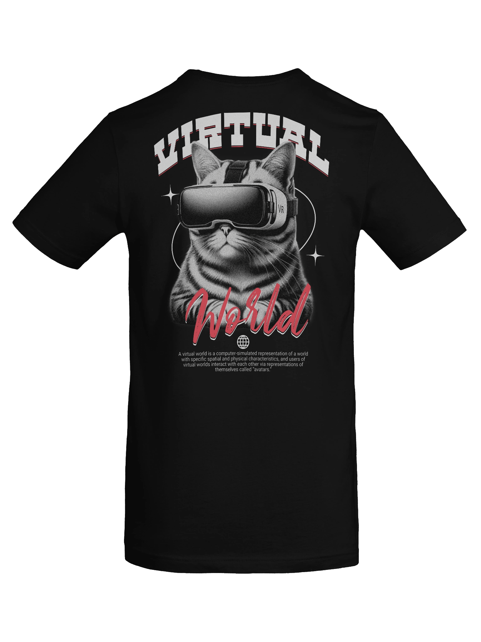 Stylish Virtual World Cat T-Shirt for Casual Wear product image (8)