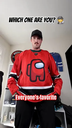 Which color are you? ⬇️🕵‍♂️ #amongus #hockeyjersey