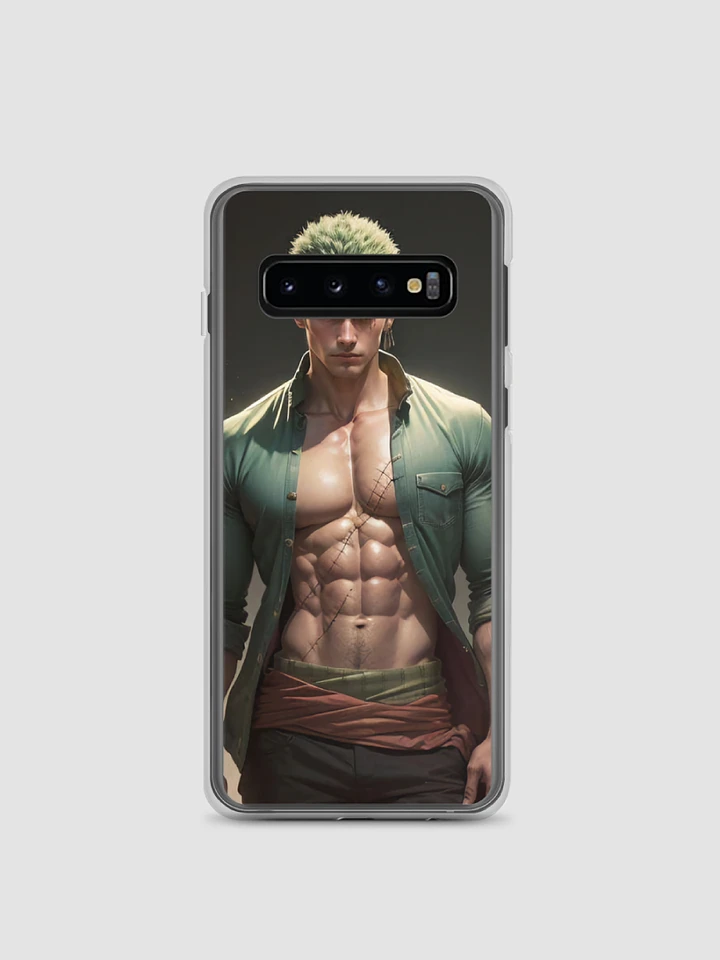 Zoro One Piece Version B Inspired Samsung Galaxy Phone Case - Fits S10 to S24 Series - Swordsman Design, Durable Protection product image (1)