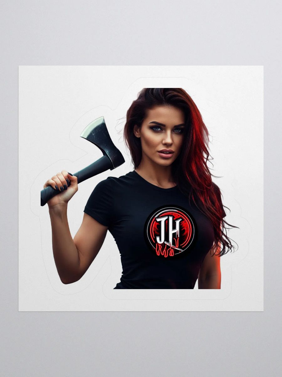 Axe Me Again Chick Sticker product image (3)
