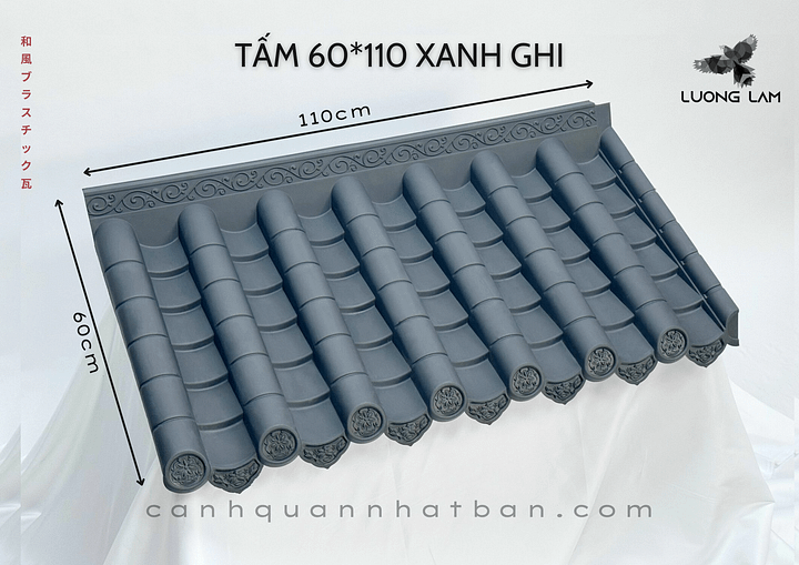 Japanese Style Plastic Tile Roof - 60*110cm product image (1)