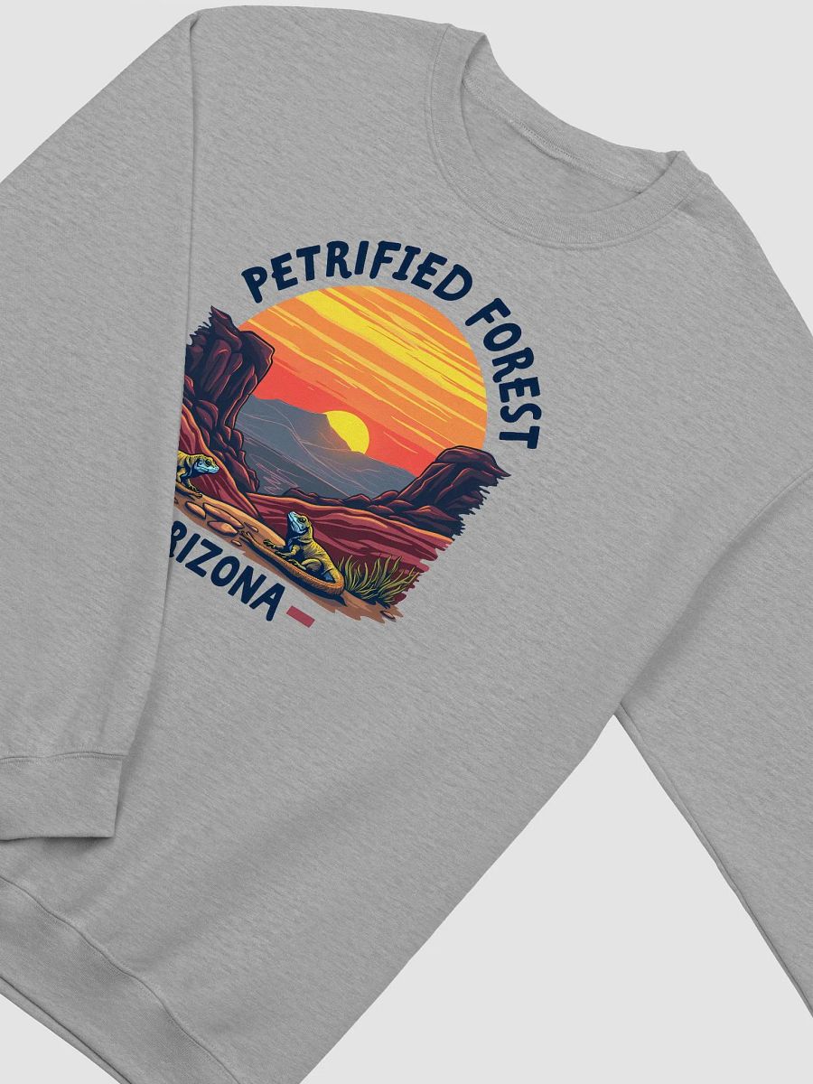 Petrified Forest Arizona Desert Sunrise Lizards Crewneck product image (5)