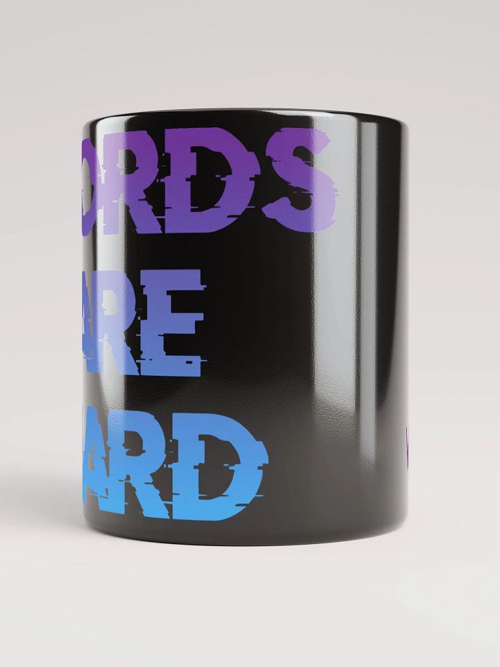 Black Words Are Hard Mug product image (2)