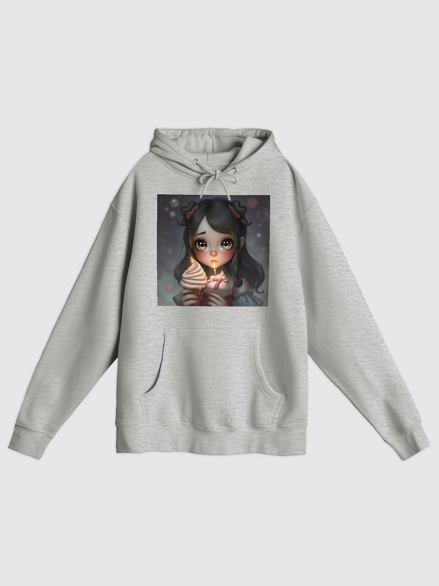 Whimsical 7th Birthday Cupcake Hoodie product image (1)