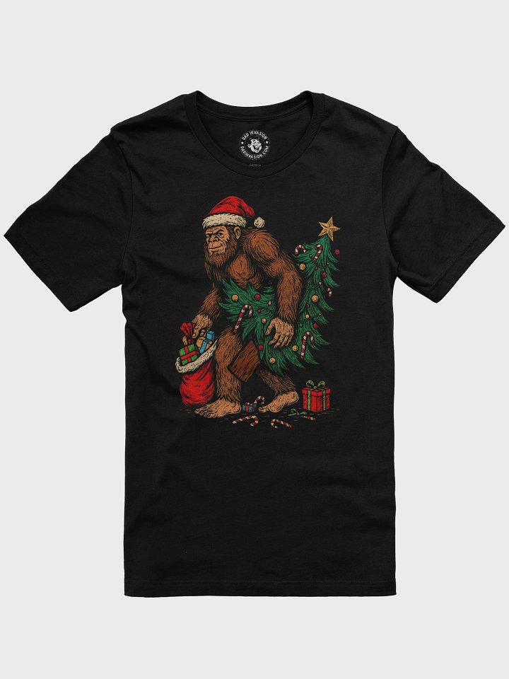 Funny Bigfoot Christmas T-Shirt product image (1)