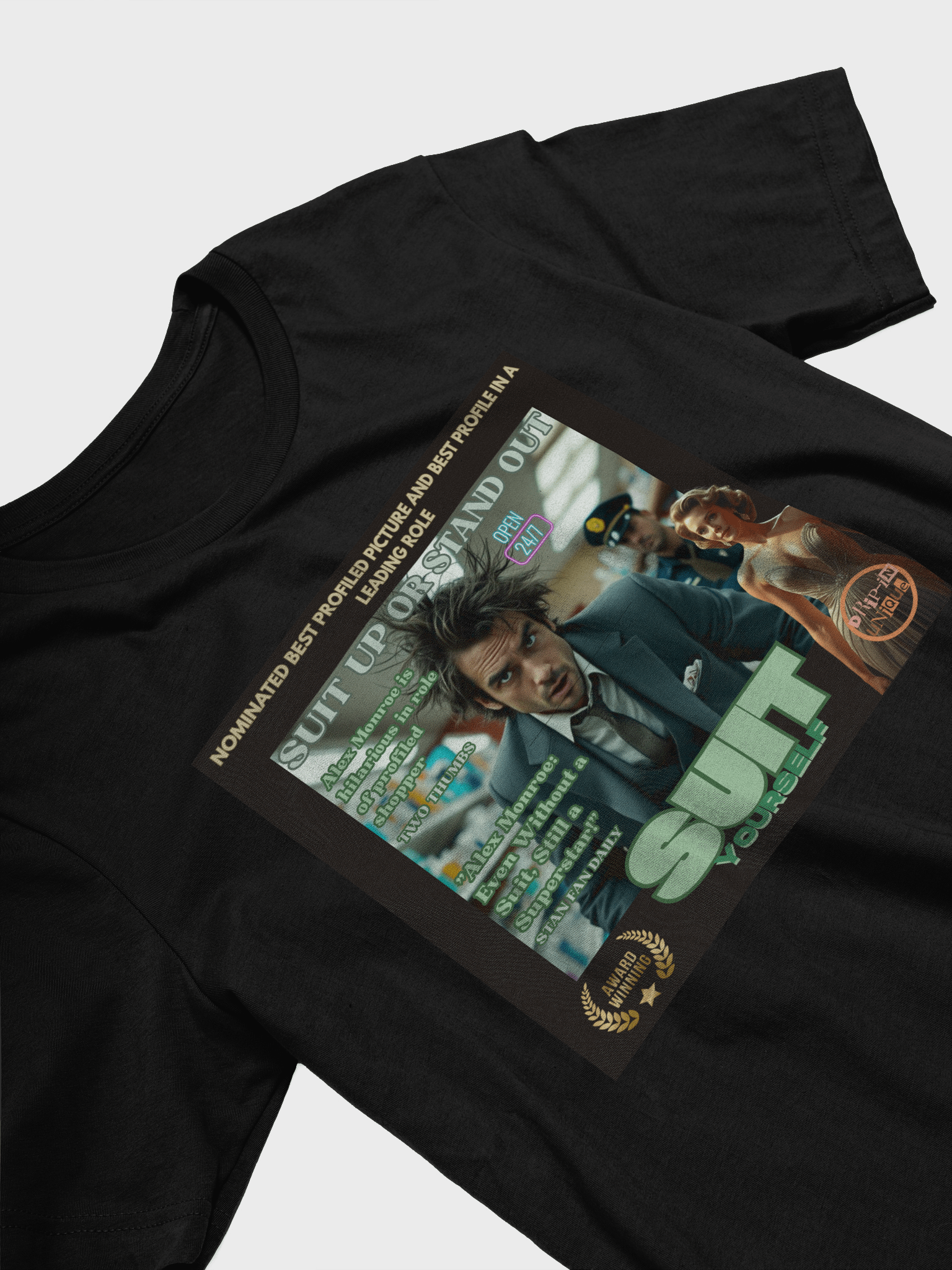 Alex Monroe: Suit Up or Stand Out T-Shirt product image (3)