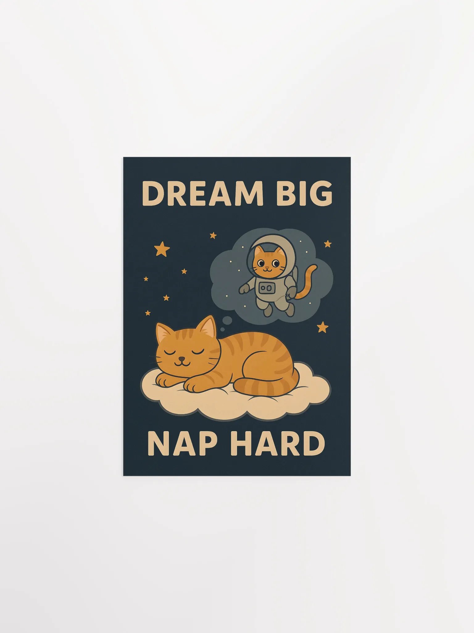 Dream Cute Cat Motivational Poster product image (4)