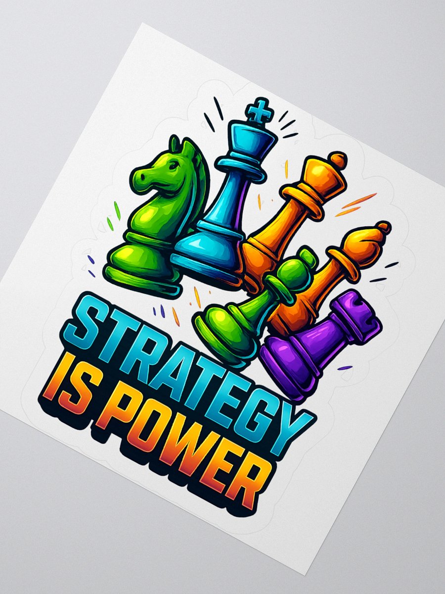 Strategy Is Power Stickers product image (6)