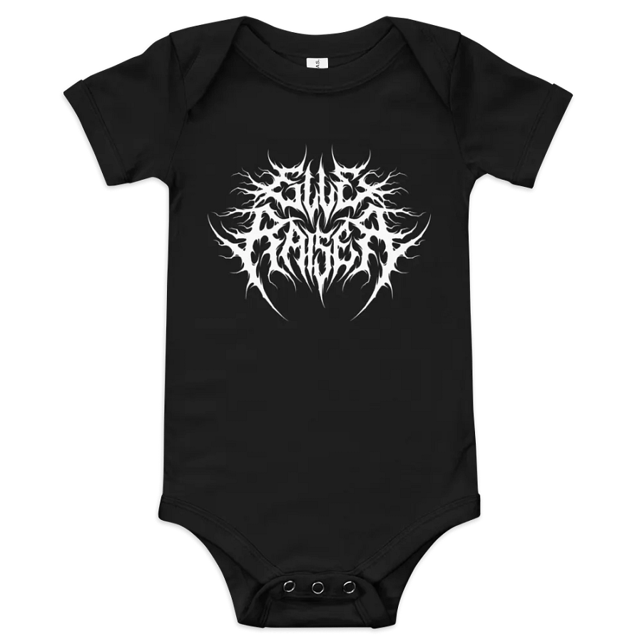 White Print Baby Onesie product image (1)