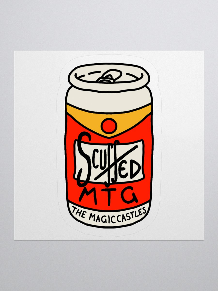 Scuffed Beer Sticker product image (1)