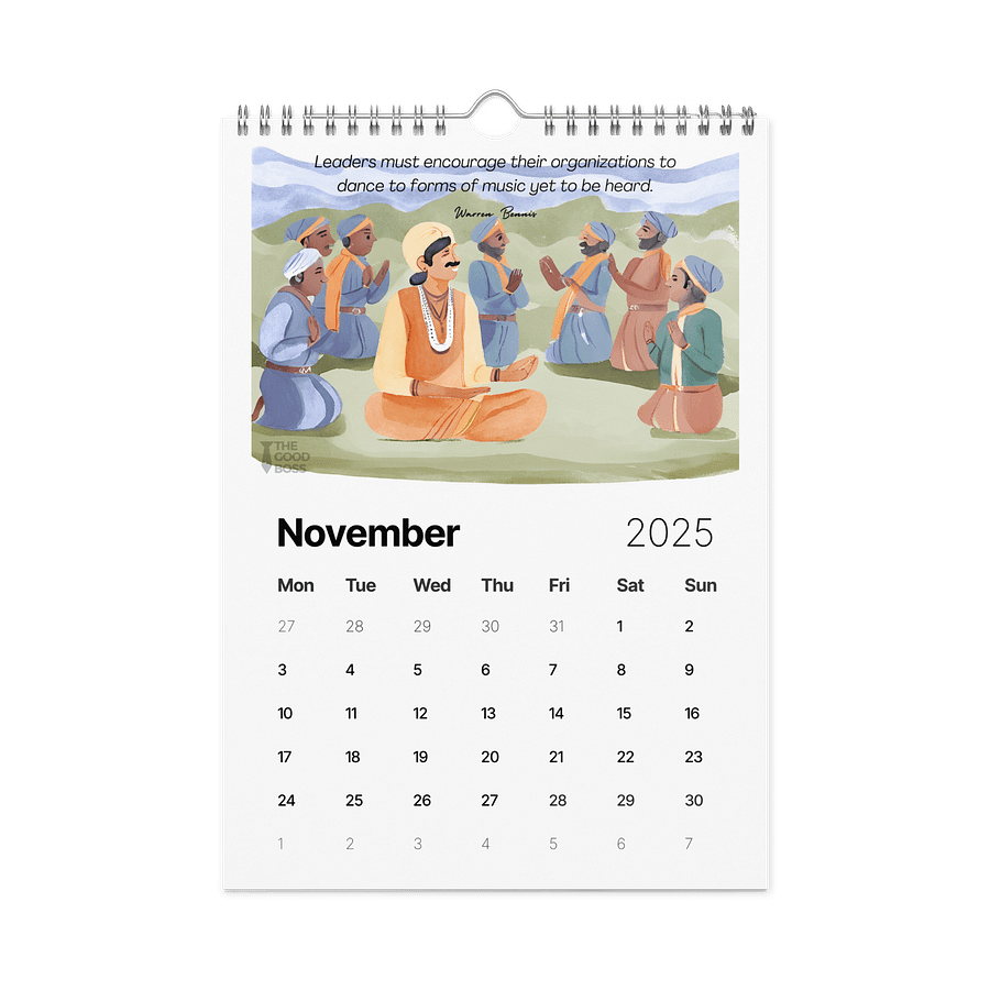 2025 Leadership Inspiration Calendar (Watercolor) product image (11)