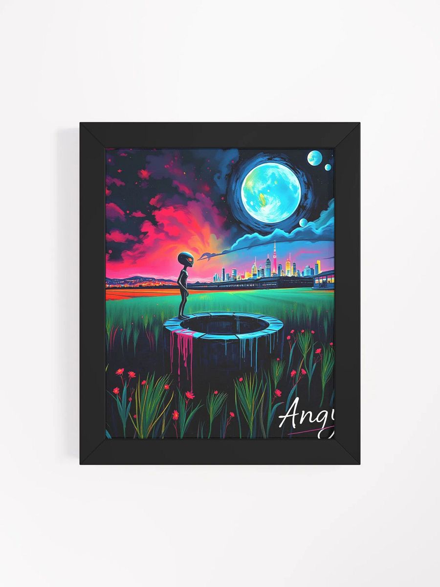 Vibrant Ayous Wood Framed Matte Art Print product image (22)