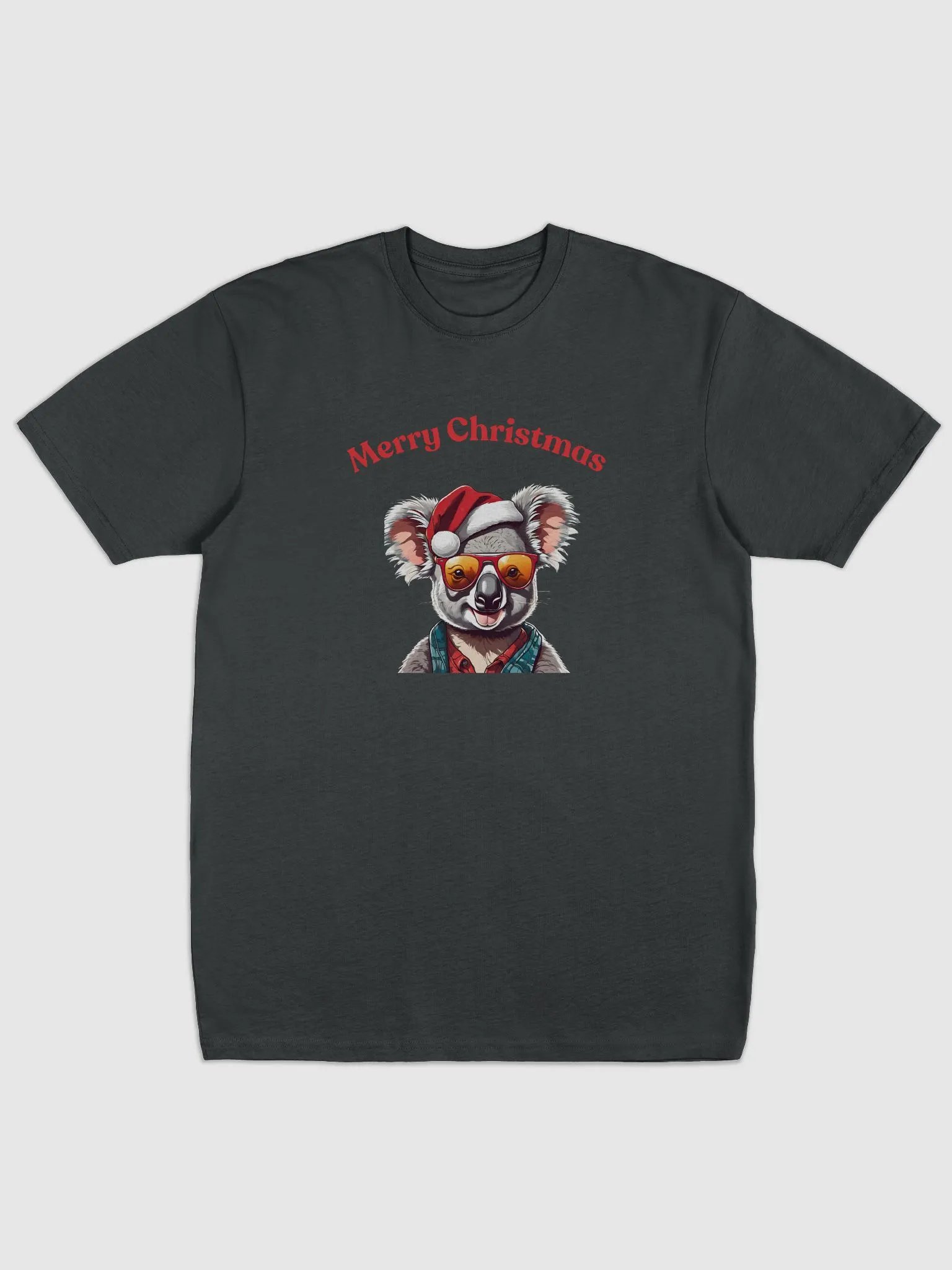 Festive Koala Merry Christmas Tee-Shirt - Red product image (1)