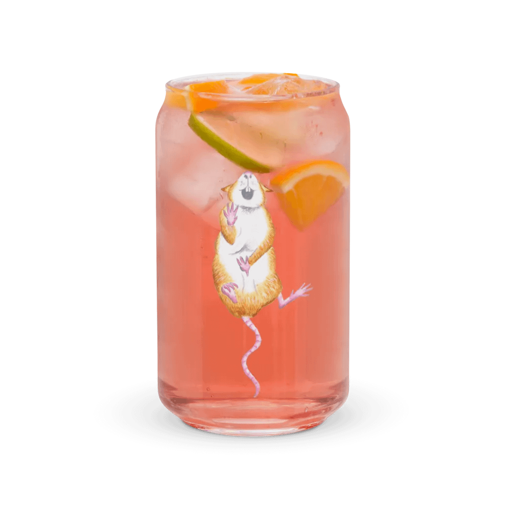 Falling rat art glass product image (7)