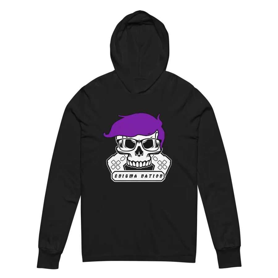 Enigma Nation Bella+Canvas Unisex Hooded Long Sleeve Tee product image (3)