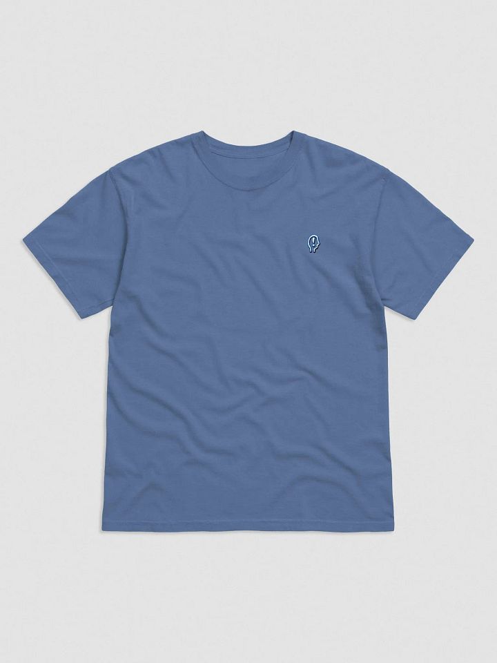 EXCLAIMING MENTALLY (L.C., lined royal) embroidered garment dyed tee product image (13)