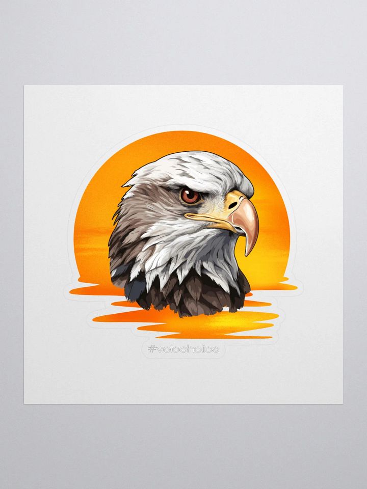 Sunset Eagle Kiss Cut Stickers product image (1)