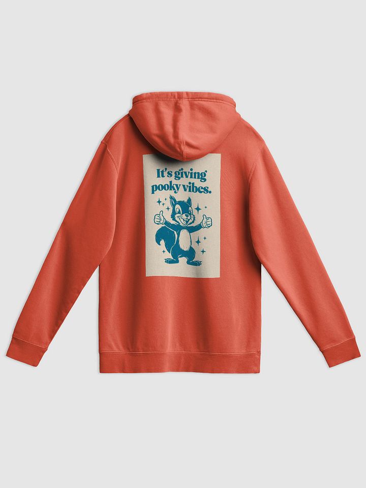 Pooky Vibes Vintage Hoodie- image on back and front product image (2)