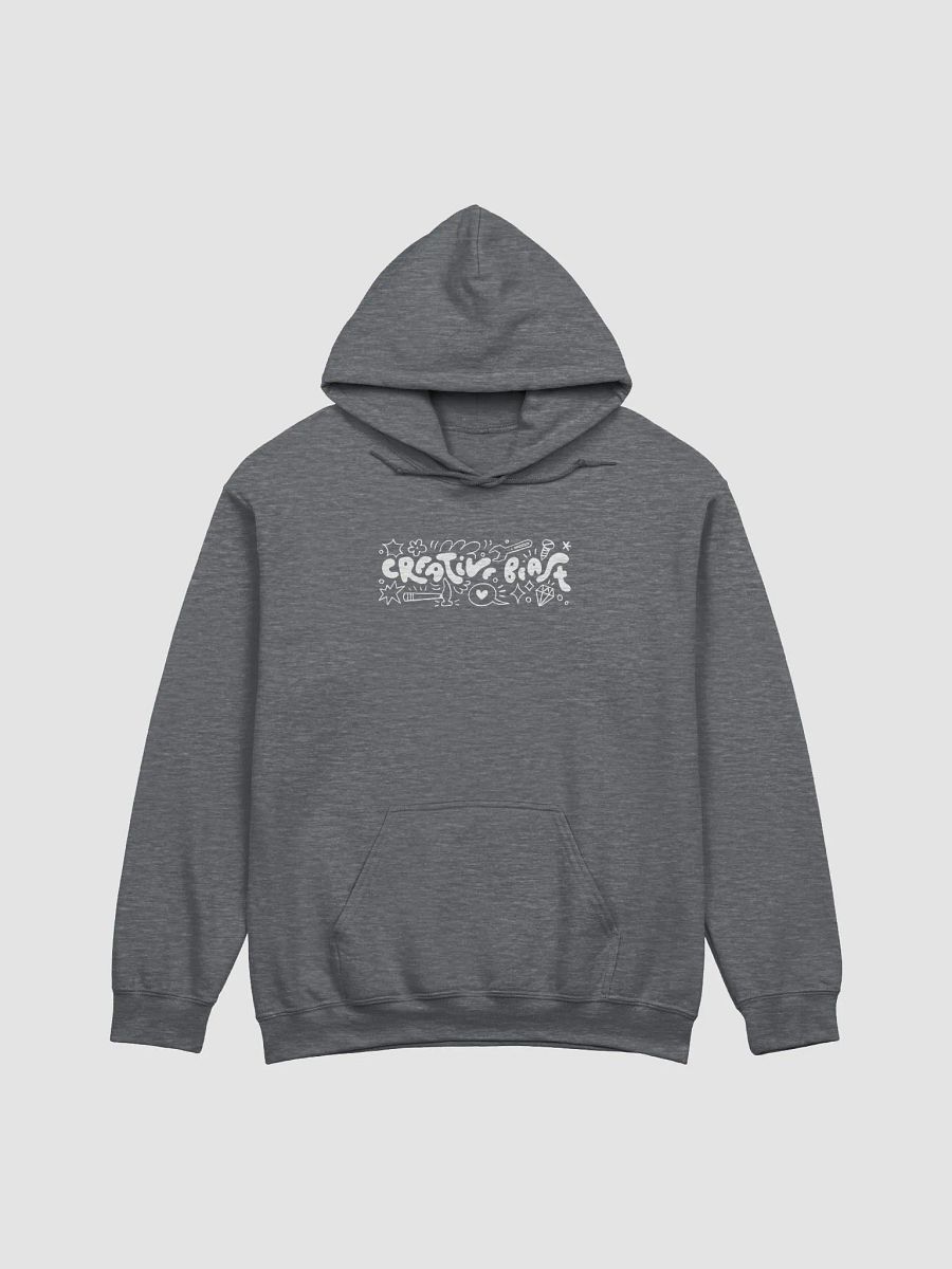 CREATIVE CHAOS HOODIE - White txt product image (2)