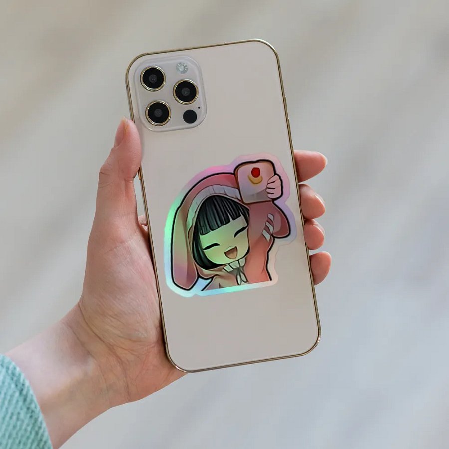 Bunny Feng Toast Sticker (Holographic) product image (6)