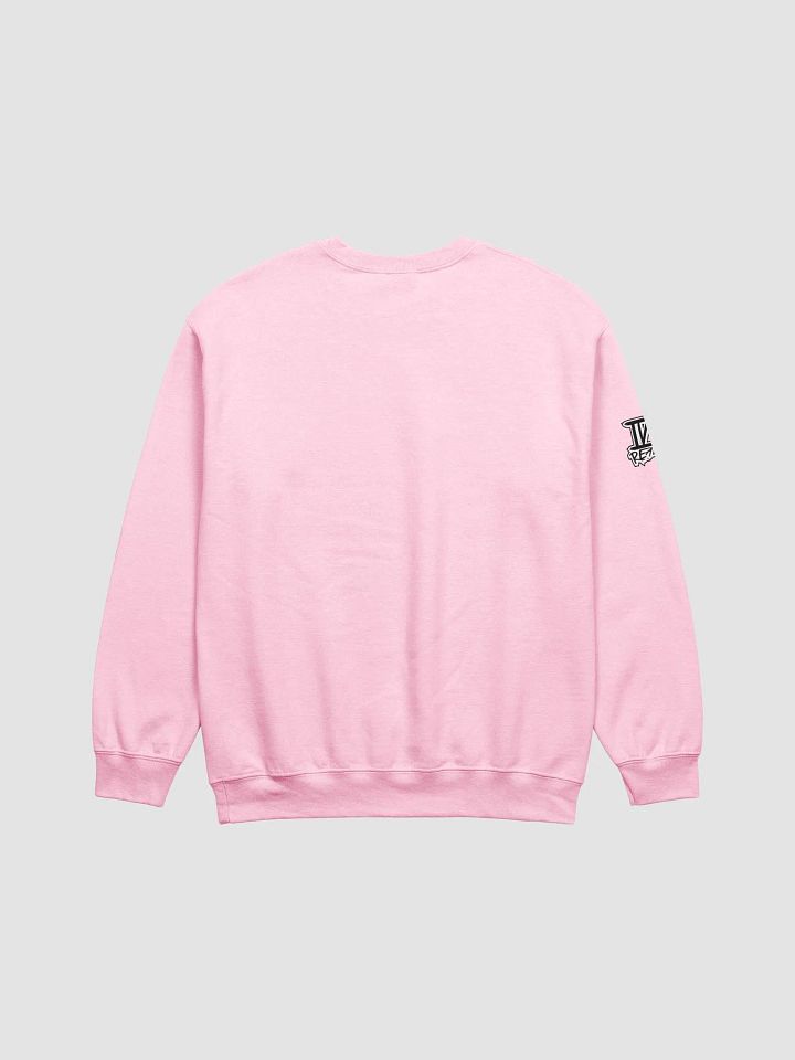 Sitting Girl Bear Pink Crewneck Sweatshirt product image (2)