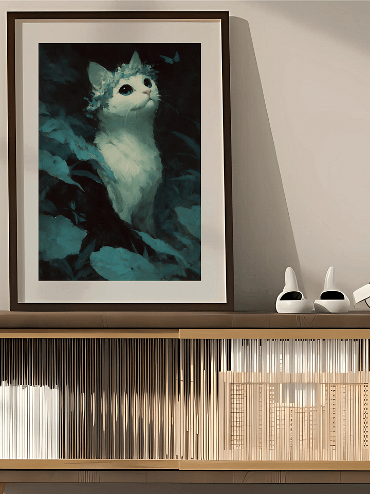 Moonlit Whisper - Enigmatic Forest Art product image (2)