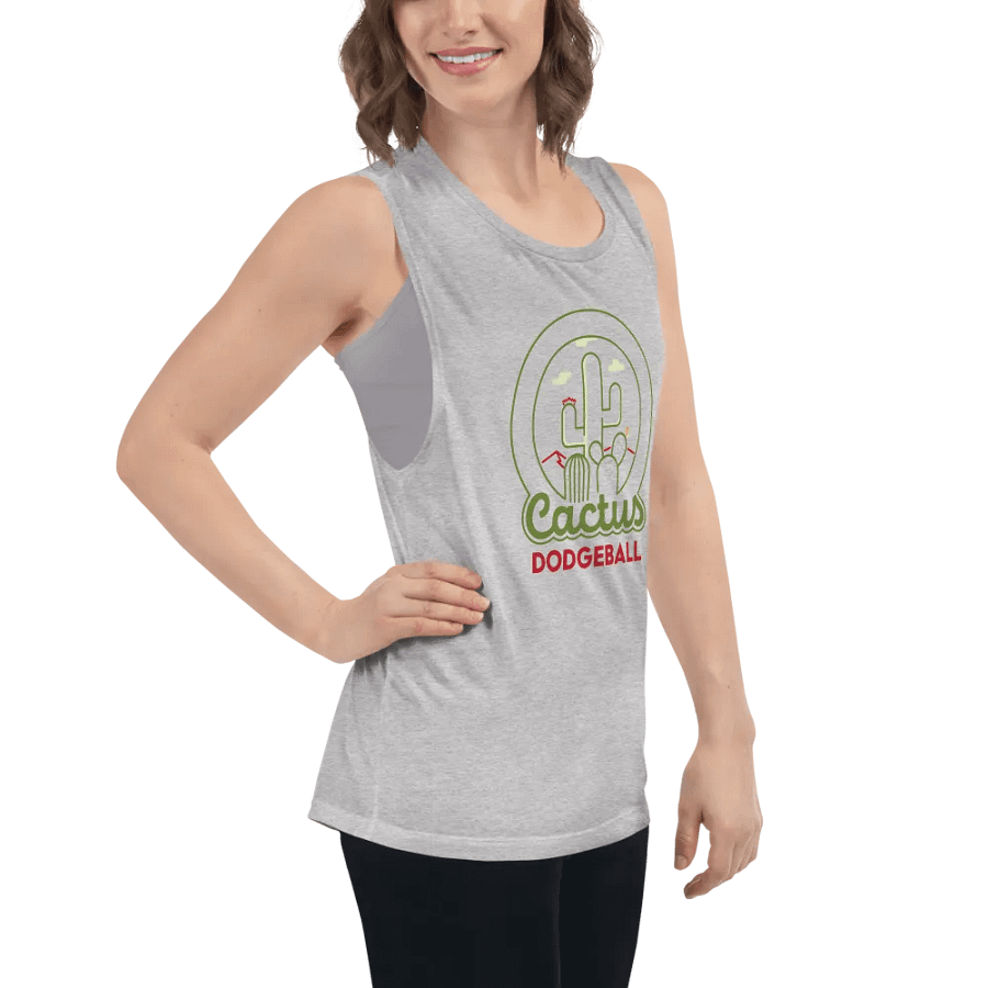 Cactus Dodgeball Women's Muscle Tank product image (24)