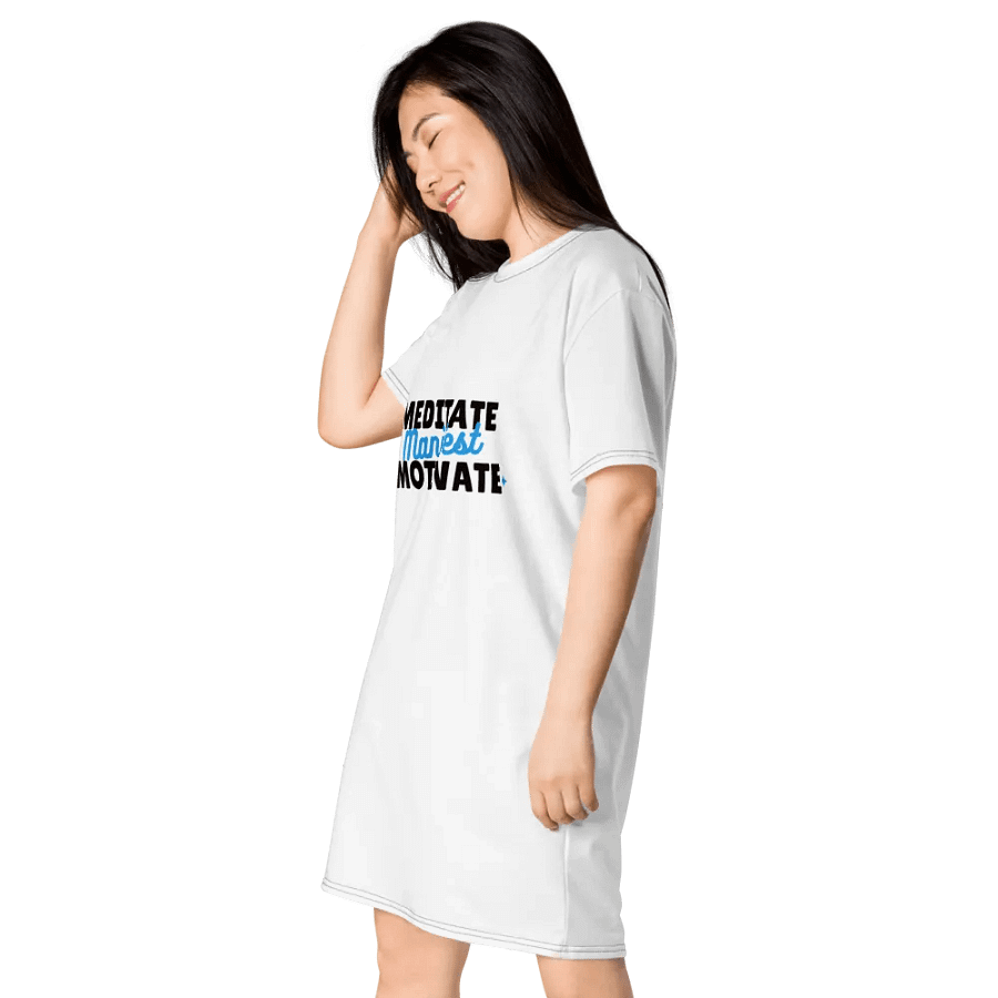 Manifest Script All-Over T-Shirt Dress product image (3)