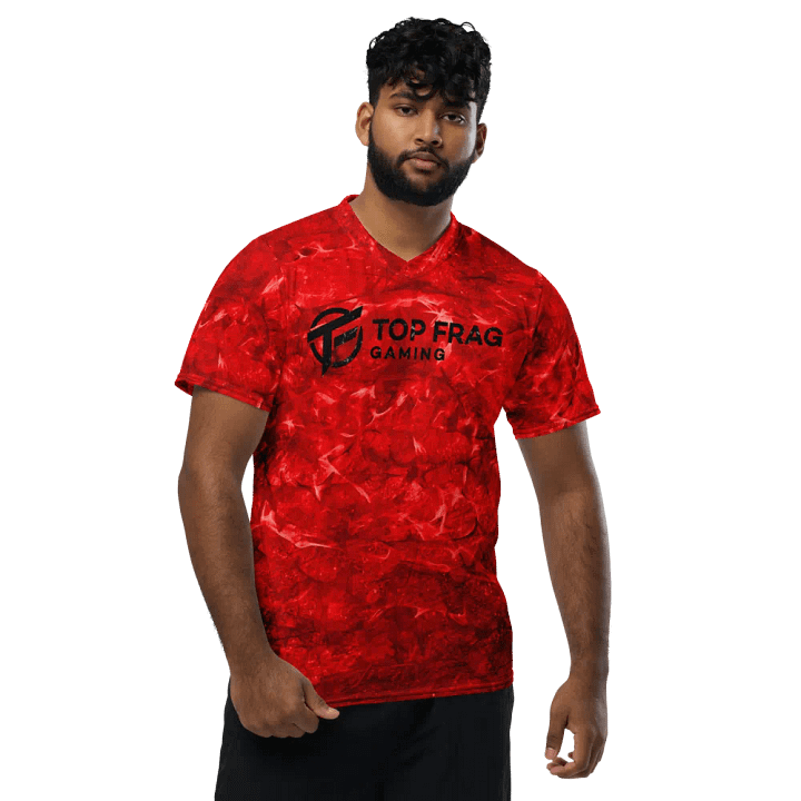 TopFrag™ Red Unisex Sports Jersey product image (1)