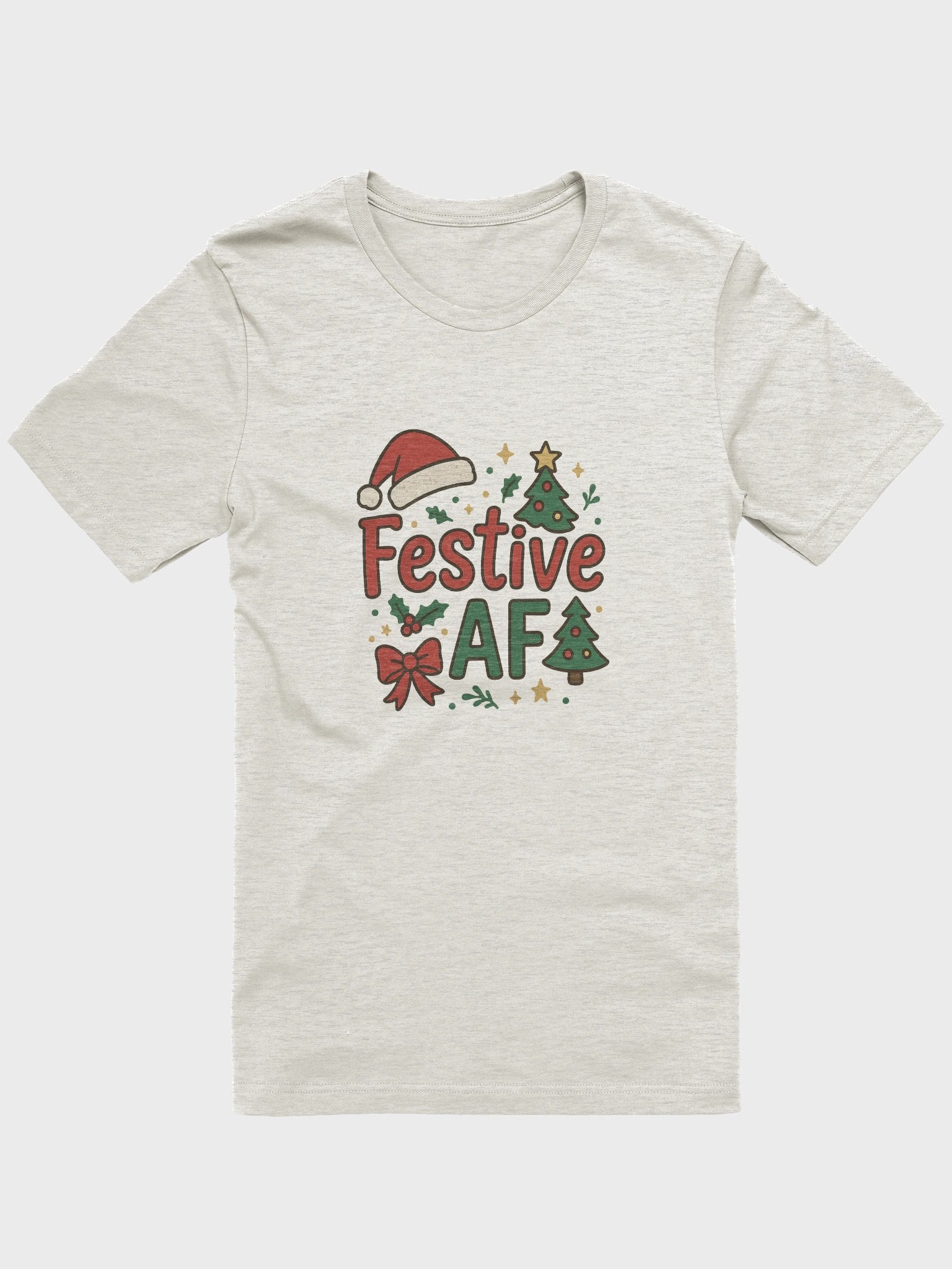 Festive AF Holiday T-Shirt product image (1)