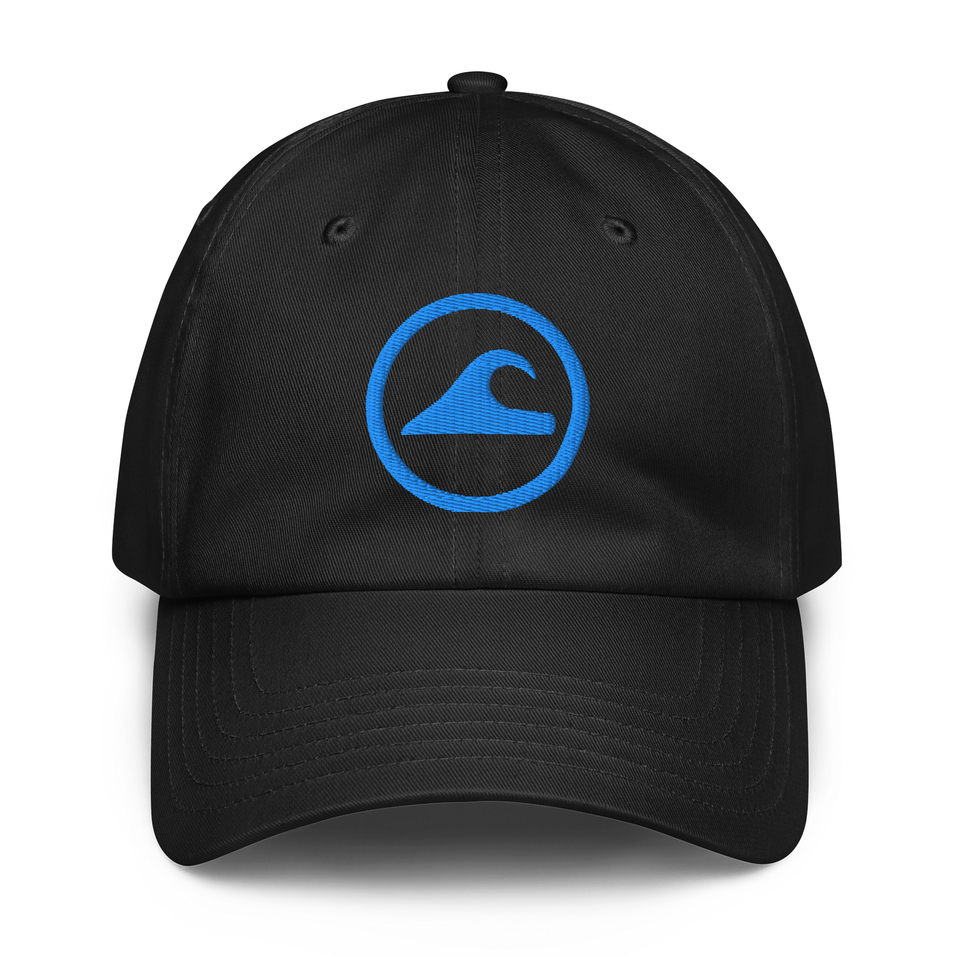 Embroidered Wave Rider Under Armor Dad Hat (Aqua) product image (1)