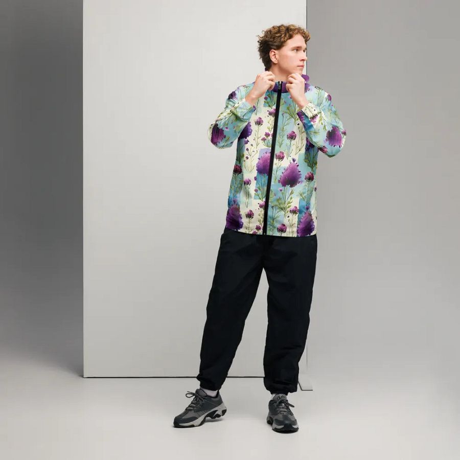 Violet Adventure All-Over Print Windbreaker product image (6)