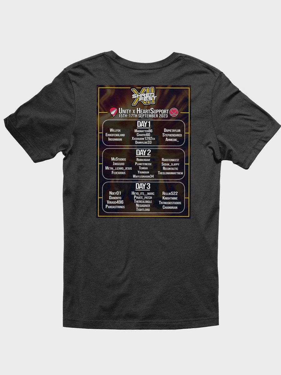 Shredfest 12 Lineup Tee product image (11)