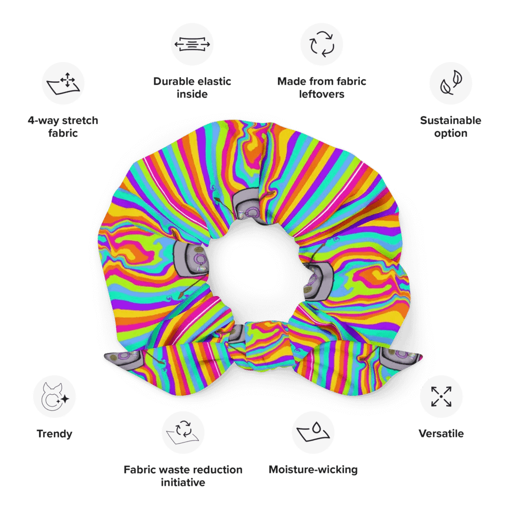 Row Row Row Your Boat hair scrunchie product image (12)