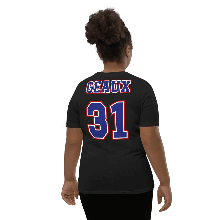 GEAUX 31 Youth Sports Jersey Tee - Back Only Design product image (6)